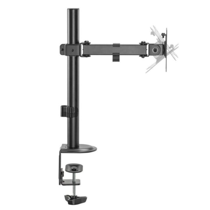 Equip Suporte de secretária articulado para monitor de 17"-32", preto