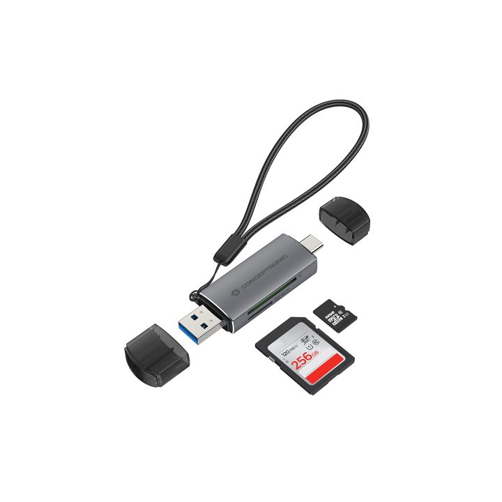 Conceptronic BIAN05G lector de tarjeta USB 3.2 Gen 1 (3.1 Gen 1)…