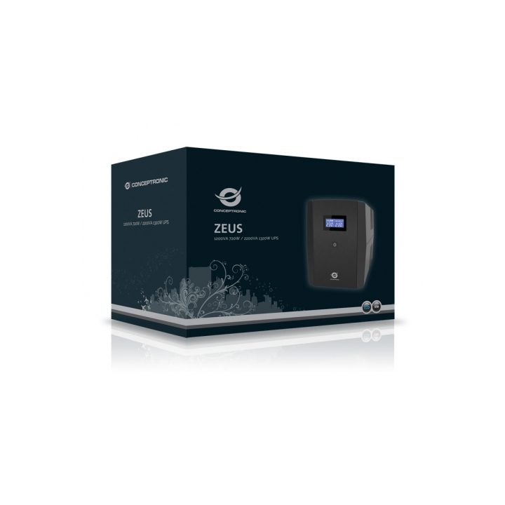 Conceptronic ZEUS04E Uninterruptible Power Supply (UPS)…