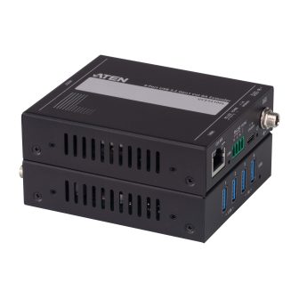 ATEN UCE33100 Network Extender Transmitter and Receiver Black