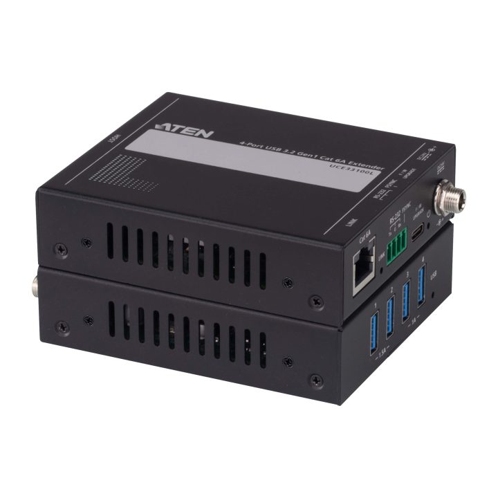 ATEN UCE33100 ampliador de rede Transmissor e recetor de rede Preto