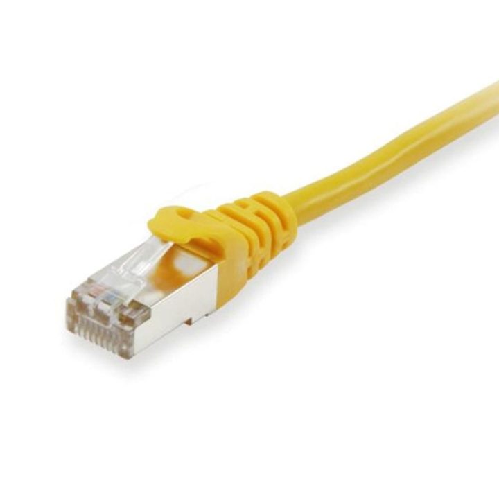 Equip 606308 Yellow Network Cable 10 m Cat6a S/FTP (S-STP) Round