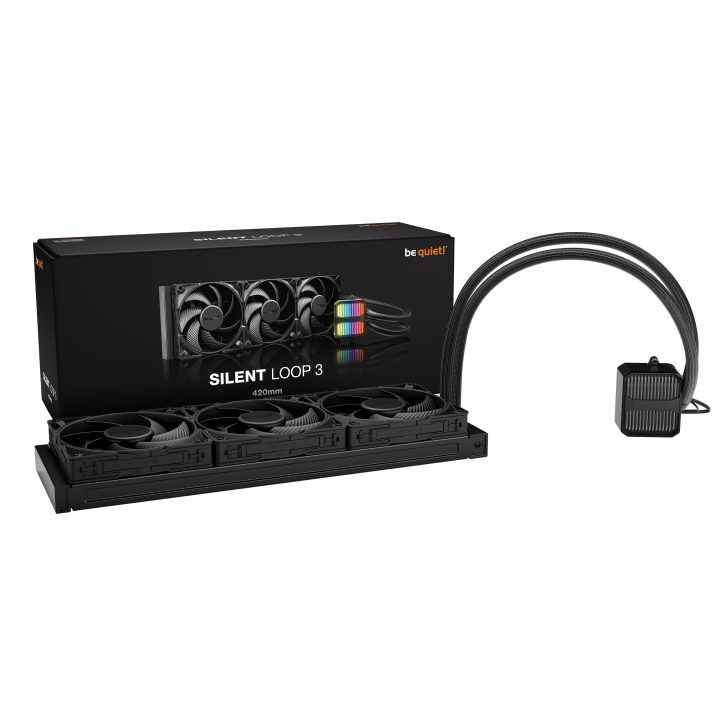 be quiet! Silent Loop 3 420 mm CPU All-in-One Liquid Cooler 14 cm…