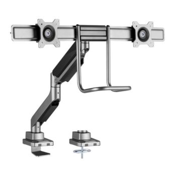Equip Soporte de sobremesa para dos monitores de 17"-32