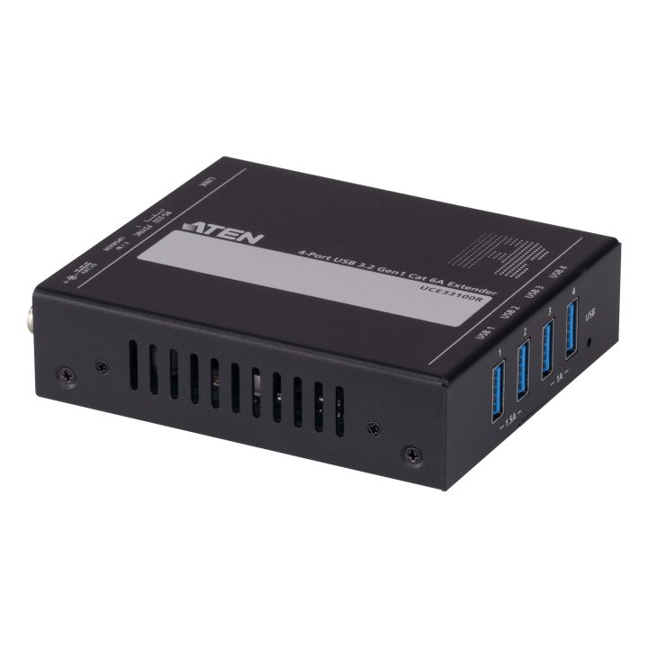 ATEN UCE33100 Network Extender Transmitter and Receiver Black