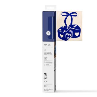 Cricut flocked iron-on blue 30X48CM (2011791)