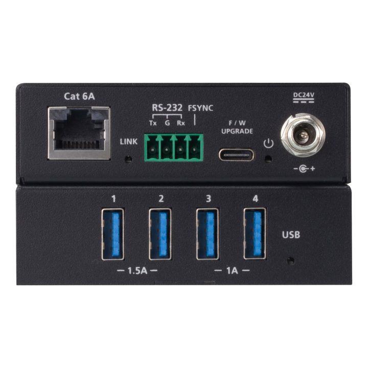 ATEN UCE33100 Network Extender Transmitter and Receiver Black