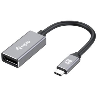 Equip 133493 Adaptador de USB-C para DisplayPort 1.4, 8K/30Hz