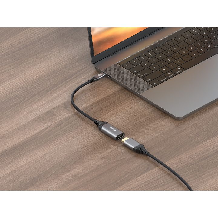 Equip 133493 Adaptador de USB-C para DisplayPort 1.4, 8K/30Hz