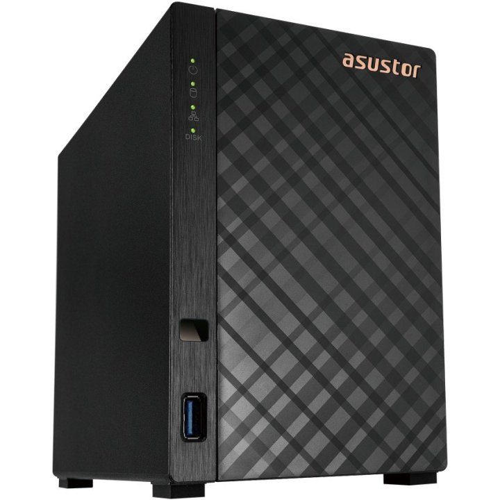 ASUSTOR Drivestor 2 Gen2 AS1202T 2-Bay NAS Server 1GB Gigabit Ethernet