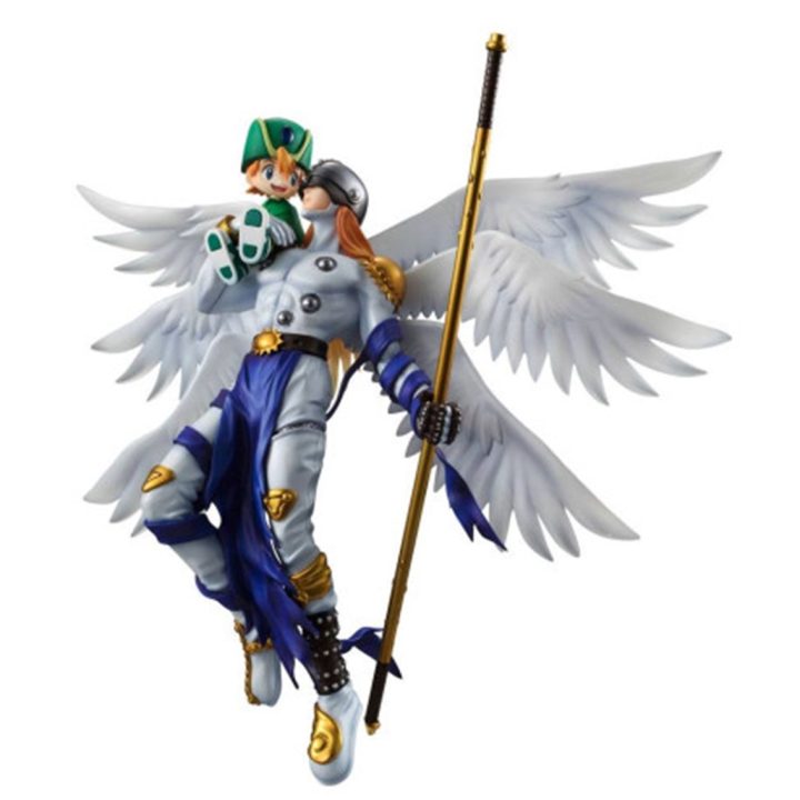 Figura Megahouse digimon adventure g.e.m. angemon & takaishi takeru…