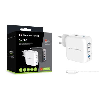 Conceptronic ALTHEA18W Universal Mobile Device Charger White AC Fast…