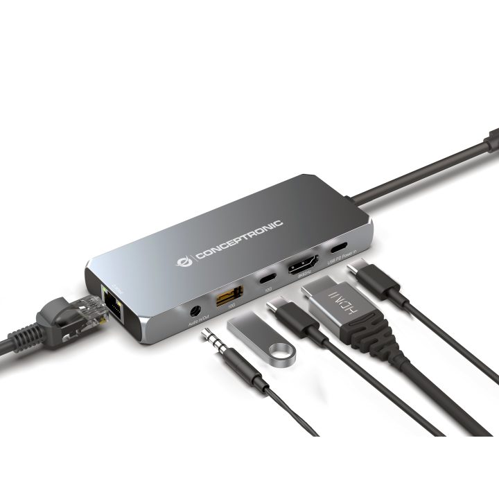 Conceptronic DONN22G base para portátil e replicador de portas Com…
