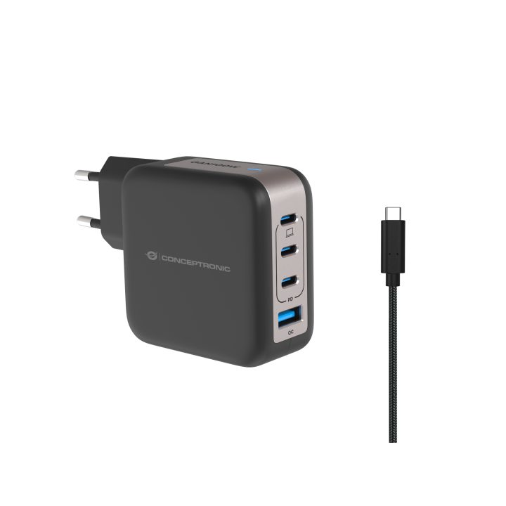 Conceptronic ALTHEA18B Universal Mobile Device Charger Black AC Fast…