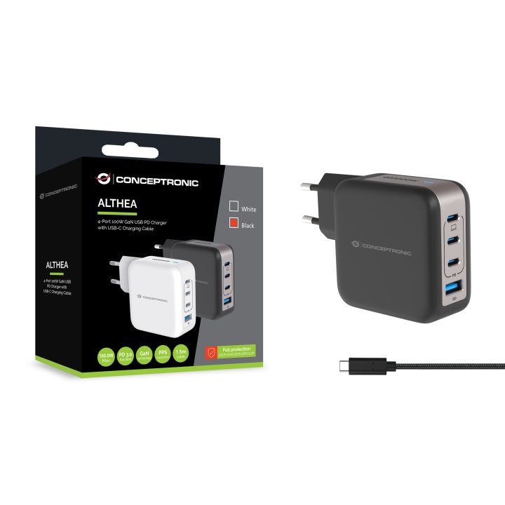 Conceptronic ALTHEA18B carregador de dispositivo móvel Universal…
