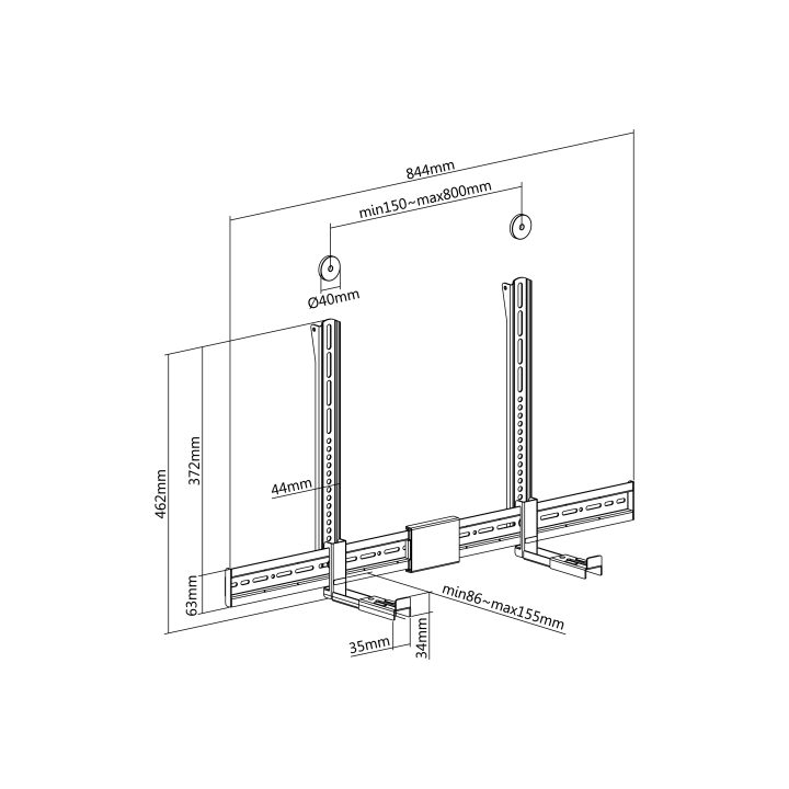Equip Universal Soundbar Stand