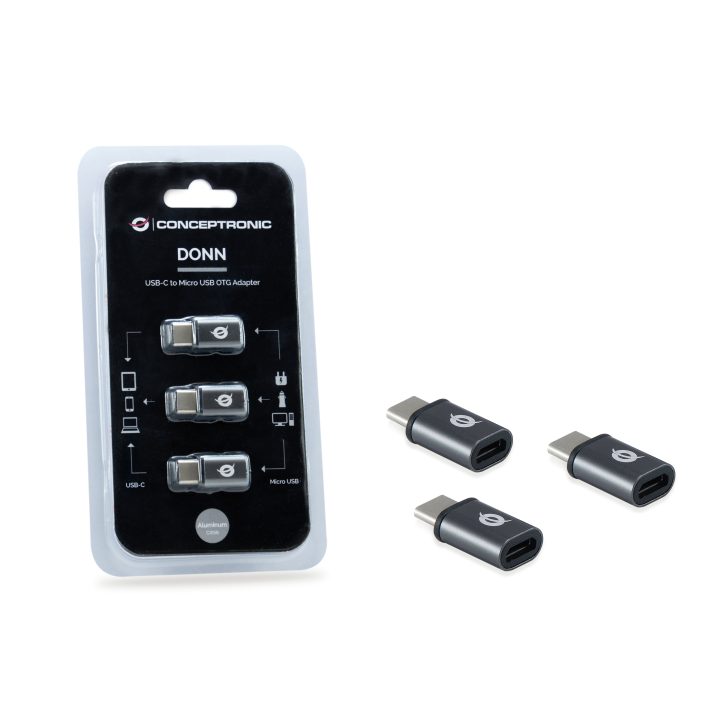 Conceptronic DONN05G Gender Changer for USB 2.0 Type-C to USB 2.0…