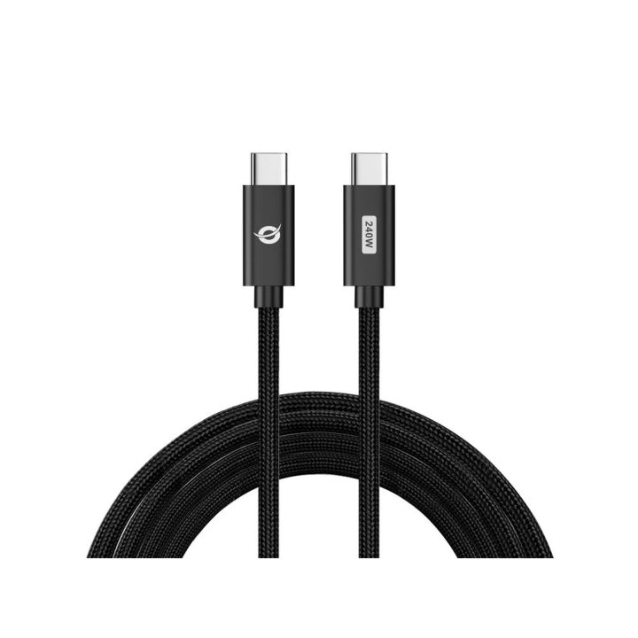 Conceptronic ETTA03B20 cable USB USB 2.0 2 m USB C 0,48 Gbit/s 240 W…