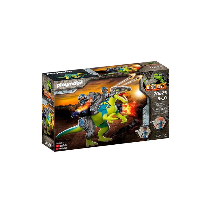 Playmobil spinosaurus: duplo poder de defesa (70625)