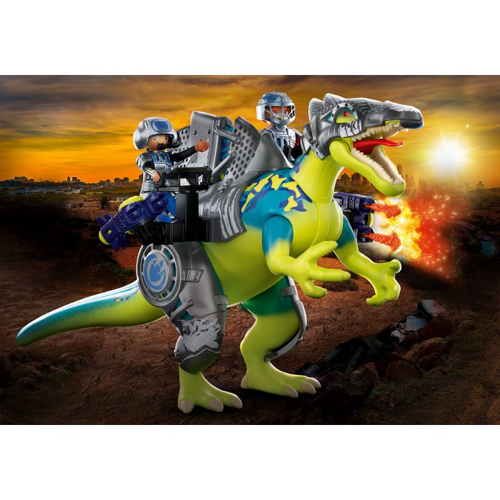 Playmobil spinosaurus: duplo poder de defesa (70625)
