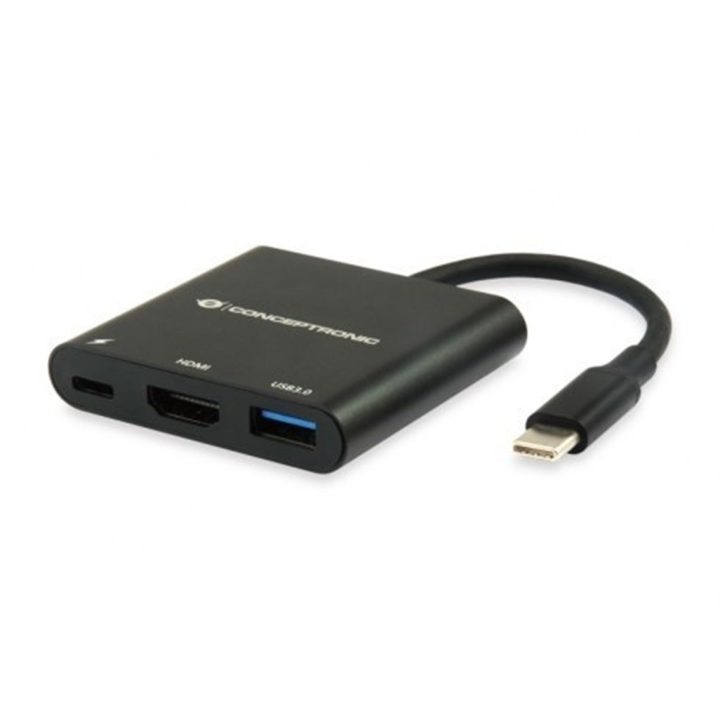 Conceptronic DONN01B base para portátil e replicador de portas USB…