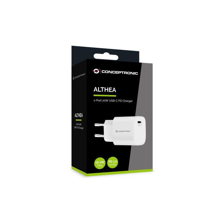 Conceptronic ALTHEA14W Universal Mobile Device Charger White AC Fast…