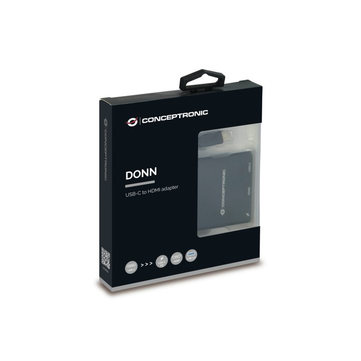 Conceptronic DONN01B base para portátil e replicador de portas USB…