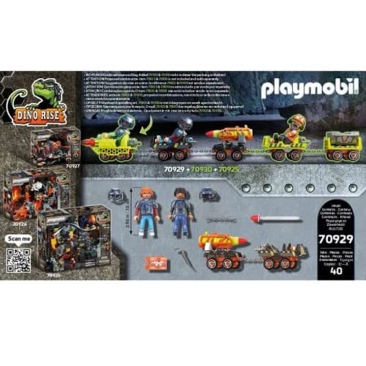 Playmobil Dino Mine Rocket Cart (70929)