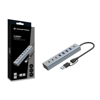 Conceptronic HUBBIES20G hub de interfaz USB 3.2 Gen 1 (3.1 Gen 1)…