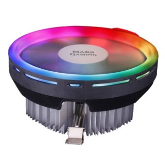 Mars Gaming MCPU120, Disipador de CPU RGB TDP 120W, Silencioso PWM…