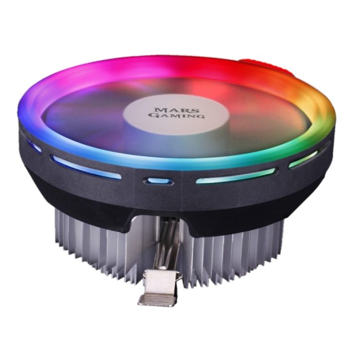 Mars Gaming MCPU120, RGB CPU Cooler TDP 120W, Silent PWM 12cm, Low…