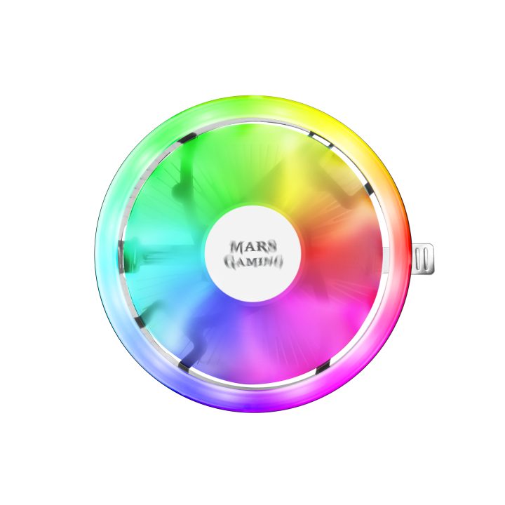 Mars Gaming MCPU120, RGB CPU Cooler TDP 120W, Silent PWM 12cm, Low…