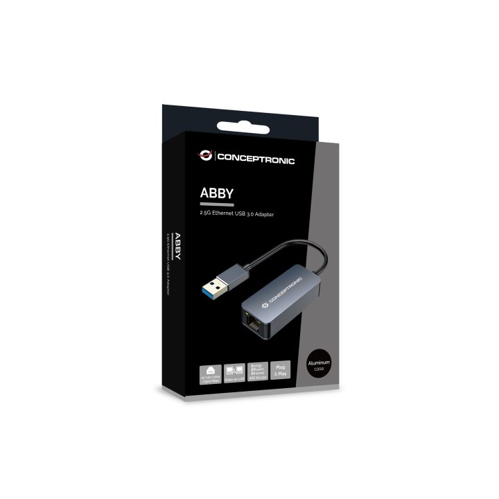 Conceptronic ABBY12G adaptador e cartão de rede Ethernet 2500 Mbit/s