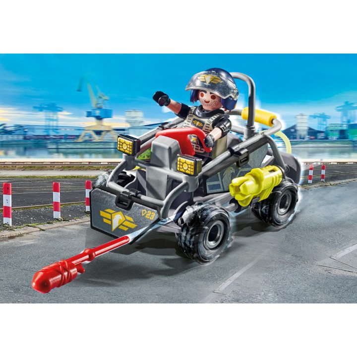 Playmobil Forças Especiais Quad Todo-o-Terreno (71147)