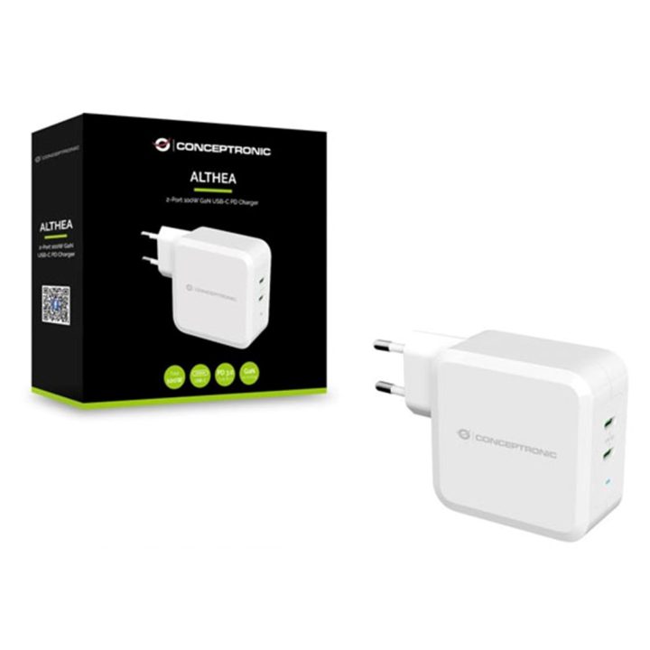 Conceptronic ALTHEA08W cargador de dispositivo móvil Universal Blanco…