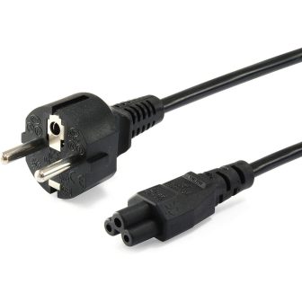 Equip 112150 Transmission Cable Black 1.8 m CEE 7/7 IEC C5