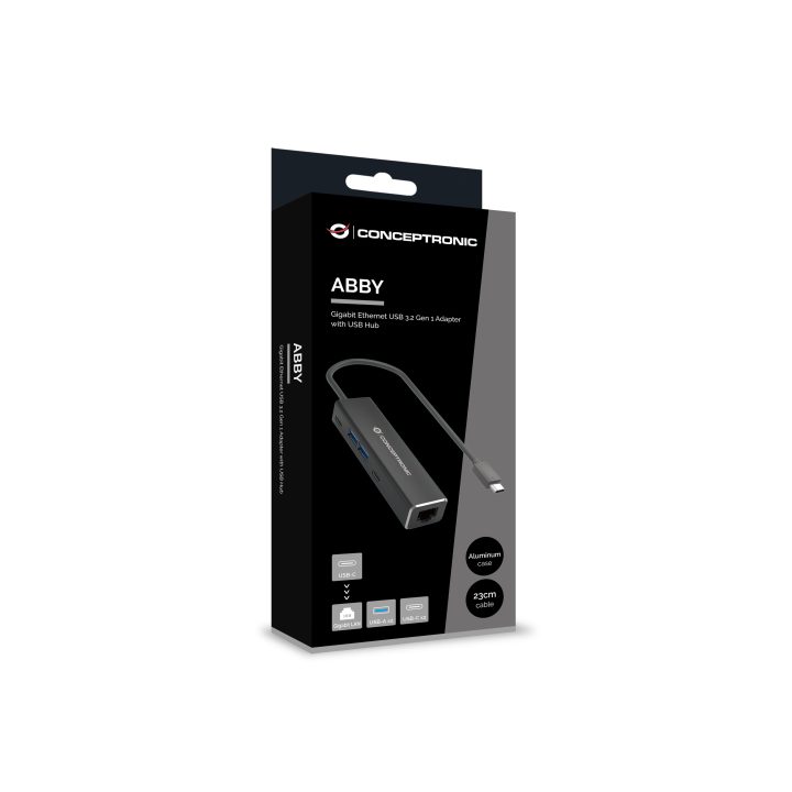 Conceptronic ABBY13B Laptop Docking Station Wired USB 3.2 Gen 1 (3.1…
