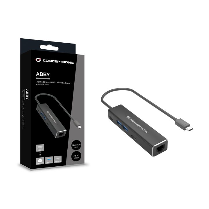 Conceptronic ABBY13B base para portátil e replicador de portas Com…