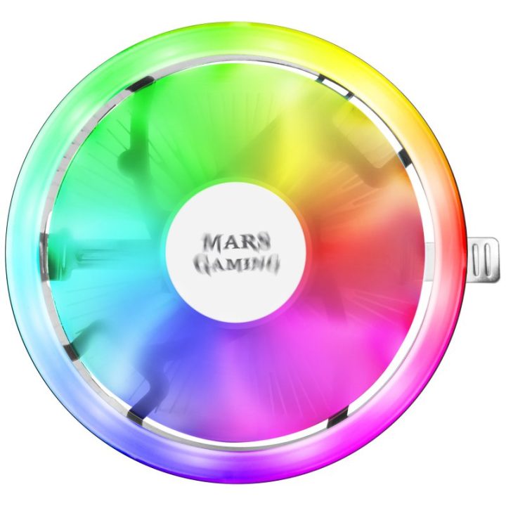 Mars Gaming MCPU120, Disipador de CPU RGB TDP 120W, Silencioso PWM…
