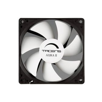 Tacens 3AURAII9, 9 cm PC Fan, Ultra-Quiet, Dust-Proof, Black