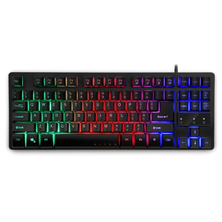 Acer Nitro NKW120 Gaming Keyboard USB Spanish Black