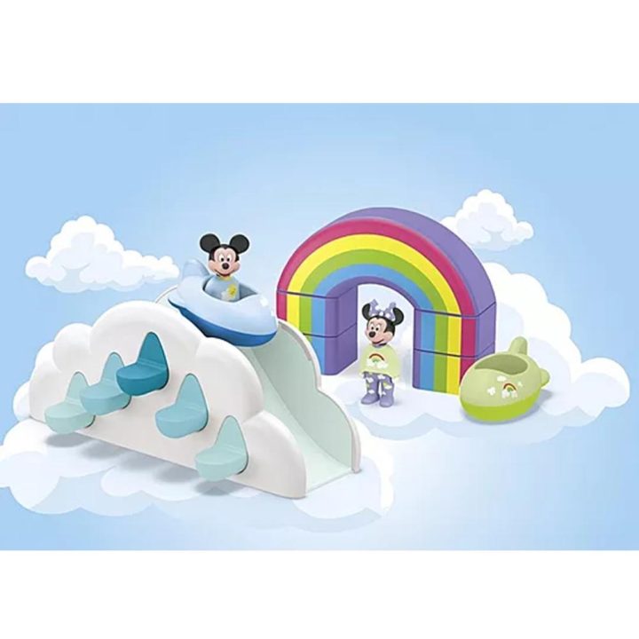 Playmobil junior: Disney mickey y minnie casa en las nubes (71696)