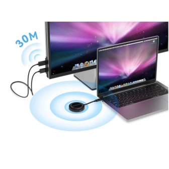 Conceptronic ATHERIC01B adaptador de pantalla inalámbrico HDMI/USB…