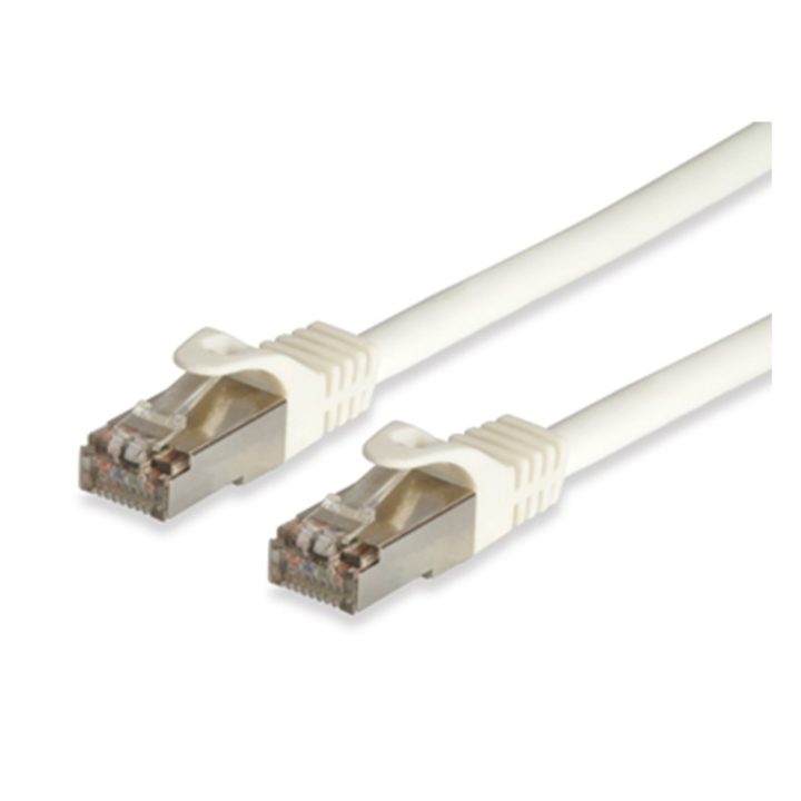 Equip 605716 White Network Cable 10 m Cat6a S/FTP (S-STP) Round