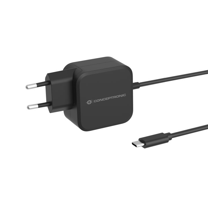 Conceptronic OZUL04BE Universal Mobile Device Charger Black AC Indoor