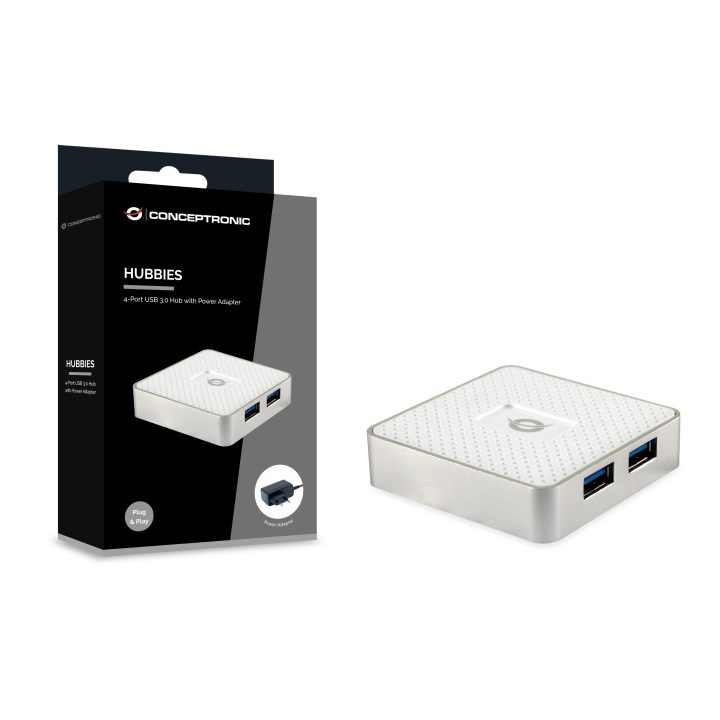 Conceptronic HUBBIES03W hub de interface USB 3.2 Gen 1 (3.1 Gen 1)…