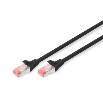 Digitus DK-1644-0025/BL cabo de rede Preto 0,25 m Cat6 S/FTP (S-STP)