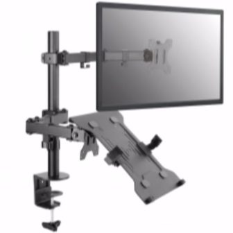 Equip Suporte de secretária articulado de duplo braço para monitor…