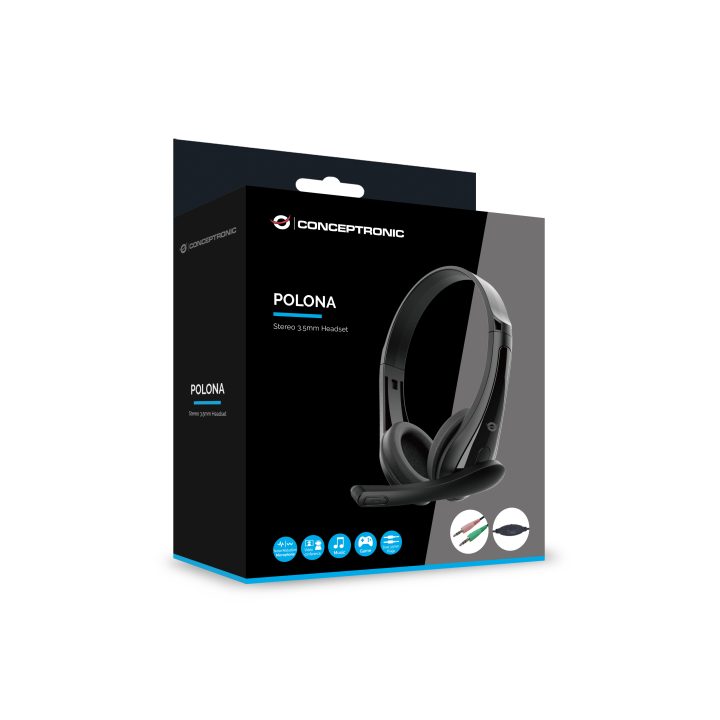 Conceptronic POLONA06B3T auricular y casco Auriculares Alámbrico…