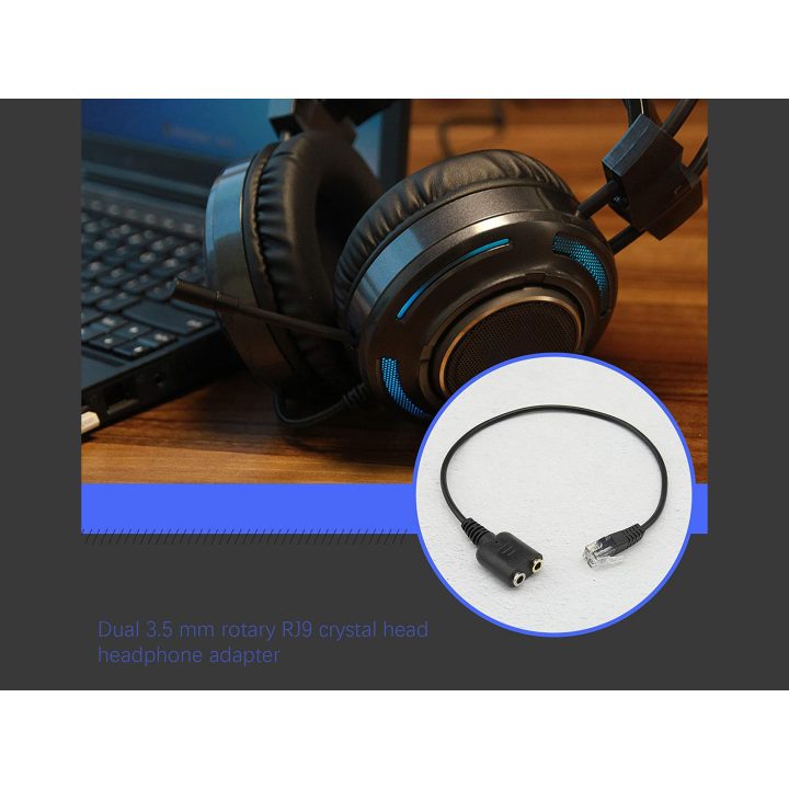 Equip 147944 Audio Cable 0.25 m RJ-9 2 x 3.5mm Black